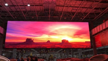 Absen’s giant control room display